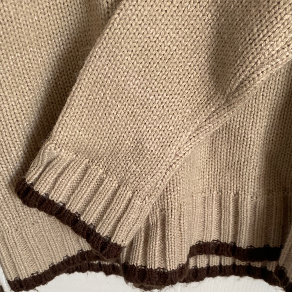 Vintage Grandpacore Sweater Y2K Half-Zip Geometric Knit Small - Picture 8 of 13
